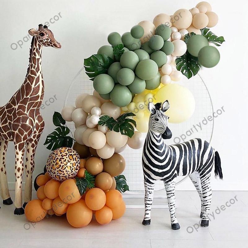 Party Decoration Retro Green Balloons Garland Arch Kit Leopard Foil Balloon Safari Jungle Wild One Wedding Birthday Decorations
Party Decoration Retro Green Balloons Garland Arch Kit Leopard Foil Balloon Safari Jungle Wild One Wedding Birthday Decorations