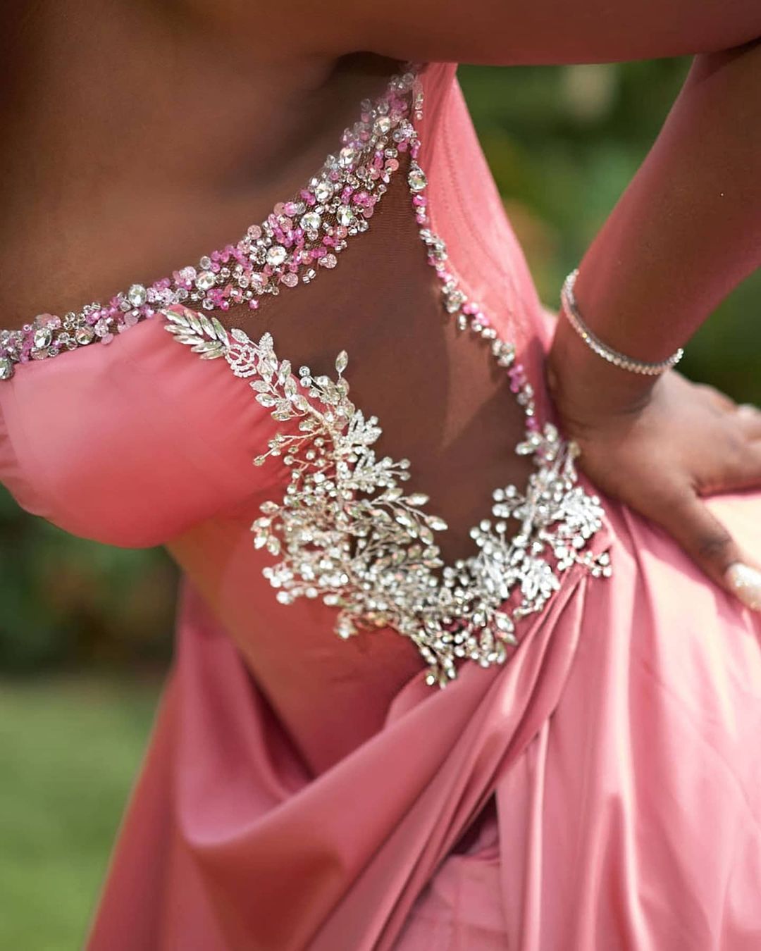 Aso Ebi 2021 Arabic Sexy Beaded Crystals Evening Dresses Strapless Satin Prom Dresses High Split Formal Party Second Reception Gowns ZJ366