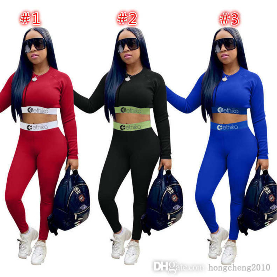 Ethika Women Designer Tracksuits 2 Piece Pants Set Fashion Solid Slim Print Letter Long Sleeve Trousers Outfits Ladies Jogging Suit DHL, Gray
Ethika Women Designer Tracksuits 2 Piece Pants Set Fashion Solid Slim Print Letter Long Sleeve Trousers Outfits Ladies Jogging Suit DHL, Gray