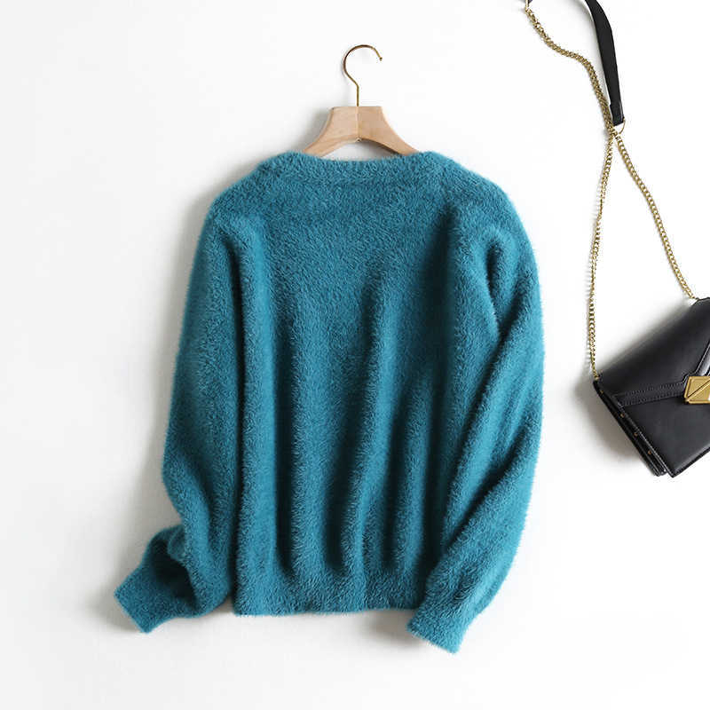 GOPLUS Cardigan Sweater For Women V Neck Oversized Sweaters Green Black Cardigans Vrouw Truien Pull Femme Sweter Dames Trui 210918