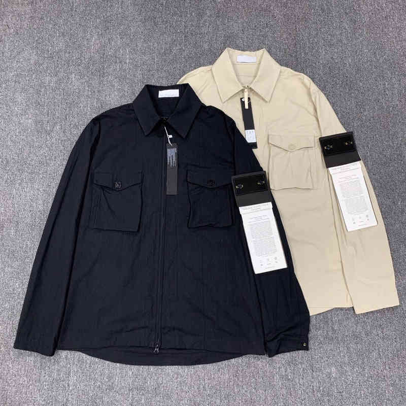 Digner stone pocket ets island et long sve zipper Ba men tshirt casual coat windbreaker embrodiery mens shirts coats, Black;brown
Digner stone pocket ets island et long sve zipper Ba men tshirt casual coat windbreaker embrodiery mens shirts coats, Black;brown