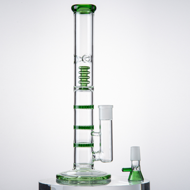 Green Blue Clear Hookahs 12 Inch Straight Tube Glass Bongs Triple BeeComb Perc Birdcage Percolator Water Pipes 18mm Joint Oil Dab Rigs With Bowl
Green Blue Clear Hookahs 12 Inch Straight Tube Glass Bongs Triple BeeComb Perc Birdcage Percolator Water Pipes 18mm Joint Oil Dab Rigs With Bowl