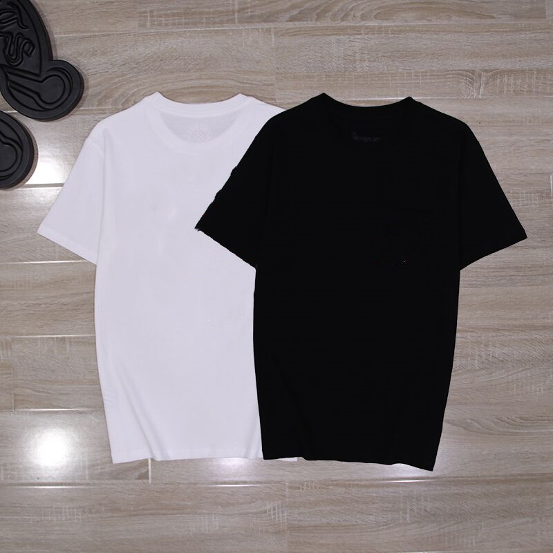 Summer men' and women' same T shirt tide brand high street pure cotton round neck short sleeves, White
Summer men' and women' same T shirt tide brand high street pure cotton round neck short sleeves, White