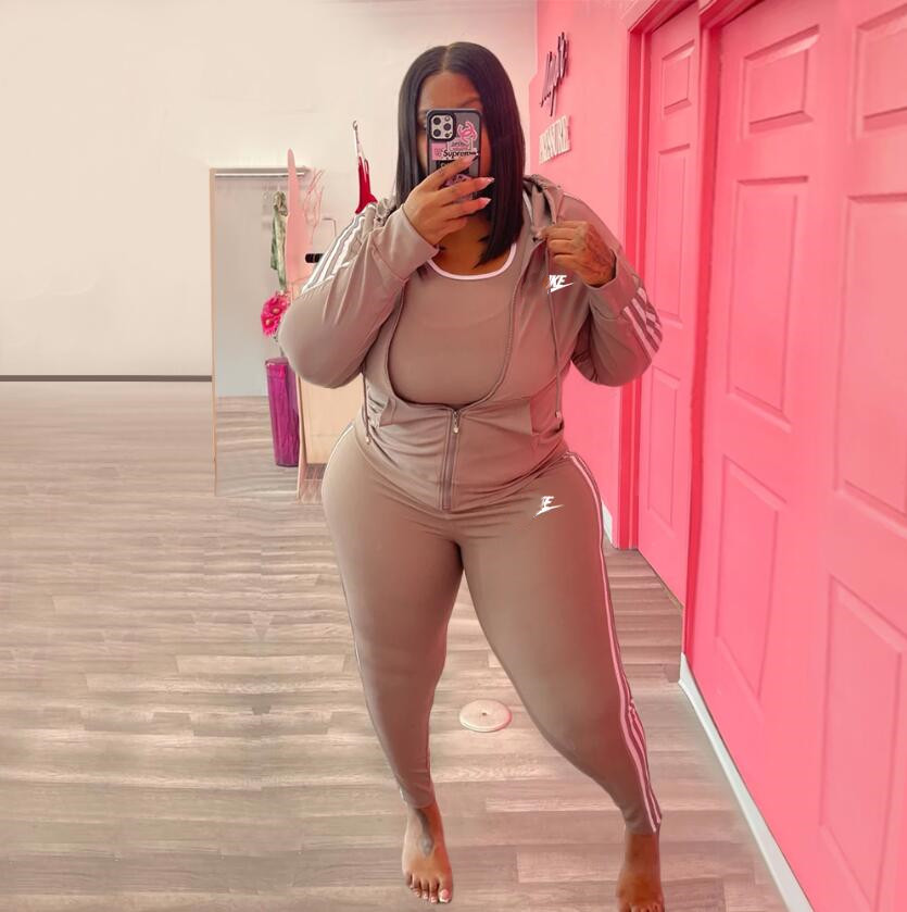 Fall Winter clothes womens Tracksuits 2 two piece clothing tracksuit striped zipper jackets split trousers outfits set plus size jogging sportswear, Box
Fall Winter clothes womens Tracksuits 2 two piece clothing tracksuit striped zipper jackets split trousers outfits set plus size jogging sportswear, Box