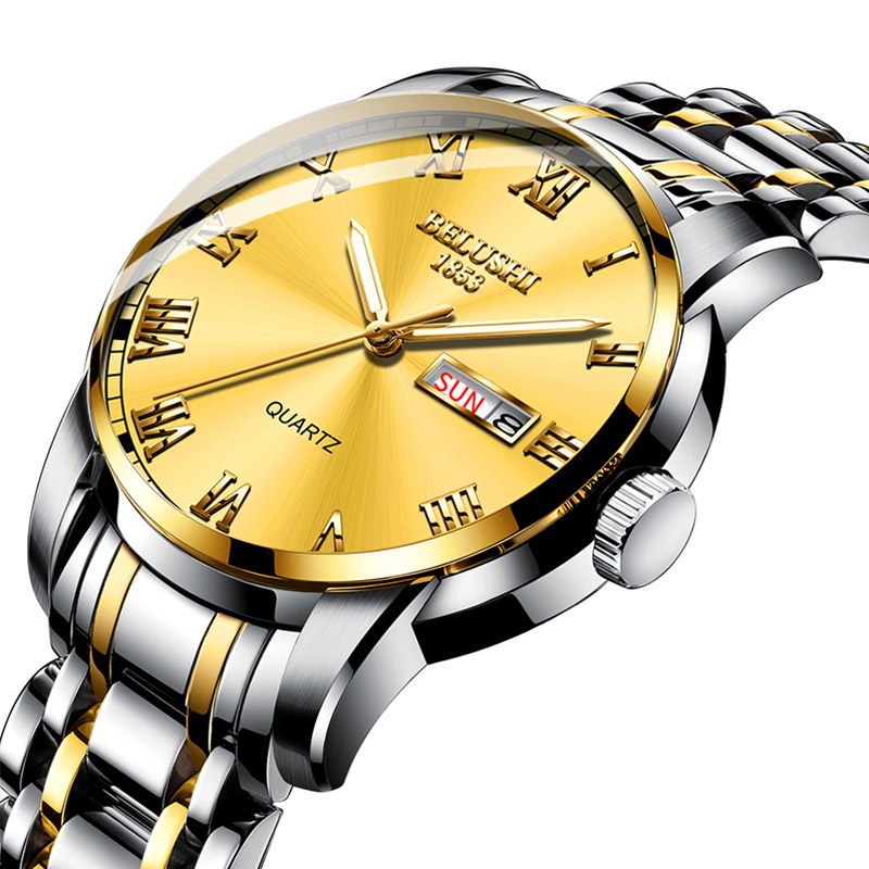 Wristwatches 556 Automatic Mechanical movement watch 40mm Reloj High-end business Stainless steel Strap Luminous Waterproof Wristwatch, As picture
Wristwatches 556 Automatic Mechanical movement watch 40mm Reloj High-end business Stainless steel Strap Luminous Waterproof Wristwatch, As picture