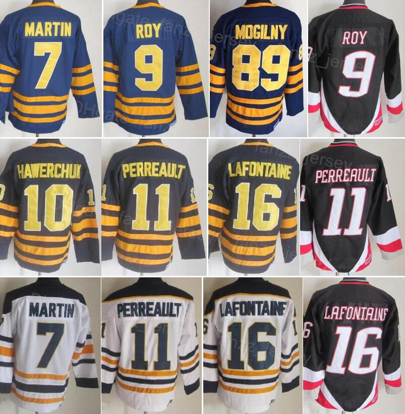 Men Retro Ice Hockey Vintage 7 Rick Martin Jersey CCM 9 Derek Roy 10 Hawerchuk 11 Gilbert Perreault 89 Mogilny 16 Pat LaFontaine Black Navy Blue White Sport JunDao, 7 blue
Men Retro Ice Hockey Vintage 7 Rick Martin Jersey CCM 9 Derek Roy 10 Hawerchuk 11 Gilbert Perreault 89 Mogilny 16 Pat LaFontaine Black Navy Blue White Sport JunDao, 7 blue