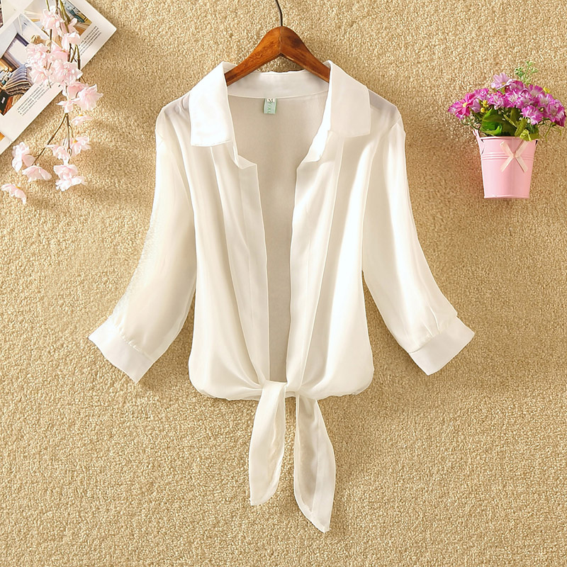 Design Womens Tops And Blouses Summer Beach Shirts Sunscreen Chiffon Long Sleeve Leisure Cardigan Blouse Female White Shirt Blu, Red
Design Womens Tops And Blouses Summer Beach Shirts Sunscreen Chiffon Long Sleeve Leisure Cardigan Blouse Female White Shirt Blu, Red