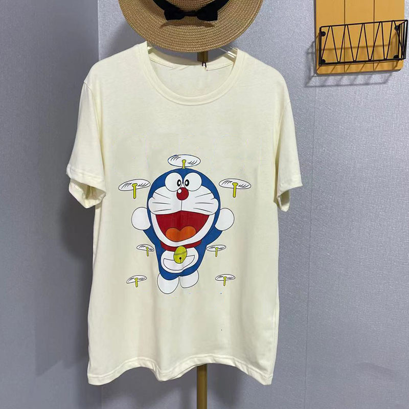 21SS women designer t shirtsnew cartoon Doraemon co letter printing loose round neck short sleeve T-shirt girl, White
21SS women designer t shirtsnew cartoon Doraemon co letter printing loose round neck short sleeve T-shirt girl, White
