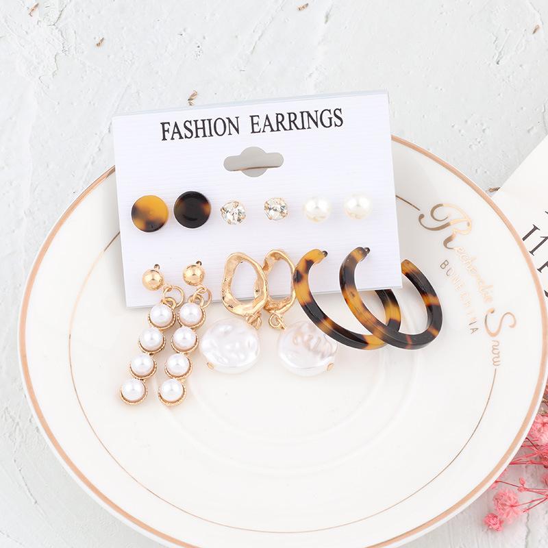 Hoop & Huggie 2021 Tassel Pearl Retro Set Of Earrings For Women Bohemian Fashion Jewelry Geometric Earings
Hoop & Huggie 2021 Tassel Pearl Retro Set Of Earrings For Women Bohemian Fashion Jewelry Geometric Earings