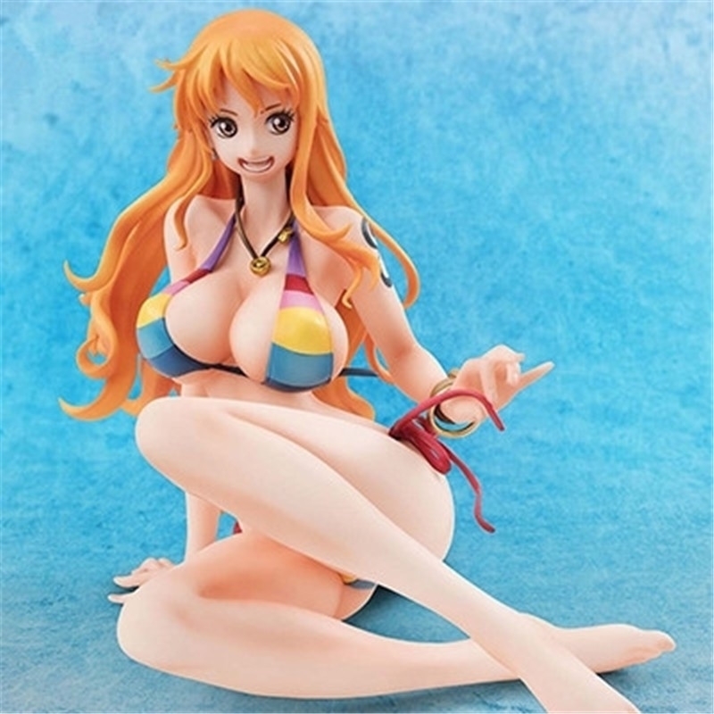 Anime One Piece Nami BB Ver. PVC Action Figurine Swimsuit Sexy Nami Figure Collectible Model Kids Gift Toy Doll 13cm T200824, Opp bag
Anime One Piece Nami BB Ver. PVC Action Figurine Swimsuit Sexy Nami Figure Collectible Model Kids Gift Toy Doll 13cm T200824, Opp bag
