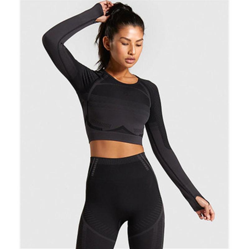 Womens Solid Color Yoga T-shirt Fashion Trend Long Sleeve Sports Skinny Short Tops Female New Running Fitness Breathable Casual Slim Tshirt, Black
Womens Solid Color Yoga T-shirt Fashion Trend Long Sleeve Sports Skinny Short Tops Female New Running Fitness Breathable Casual Slim Tshirt, Black
