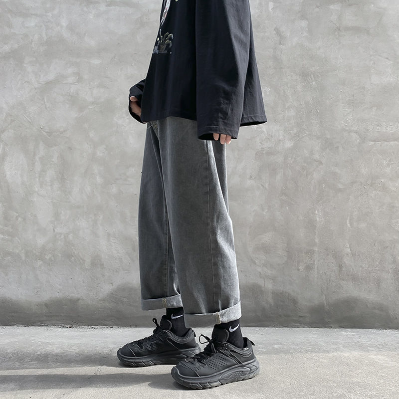 2021 New Korean Wide-leg Men's Fashion Retro Casual Drawstring Jeans Men Streetwear Hip-hop Loose Straight Denim Pants Mens M-2xl Yj9i, Navy blue
2021 New Korean Wide-leg Men's Fashion Retro Casual Drawstring Jeans Men Streetwear Hip-hop Loose Straight Denim Pants Mens M-2xl Yj9i, Navy blue