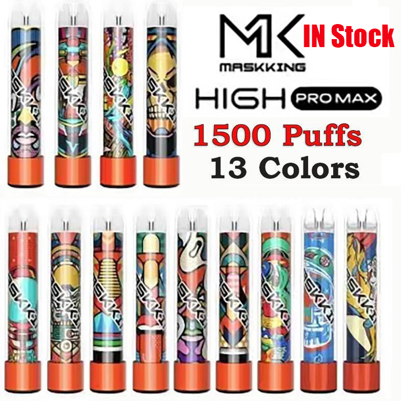 Maskking High Pro Max Disaposable Pods Device Kit E-cigarettes 1500 Puffs 850mah Battery 4.5ml Prefilled Cartridge Pod Vape Stick Pen VS XXL
Maskking High Pro Max Disaposable Pods Device Kit E-cigarettes 1500 Puffs 850mah Battery 4.5ml Prefilled Cartridge Pod Vape Stick Pen VS XXL