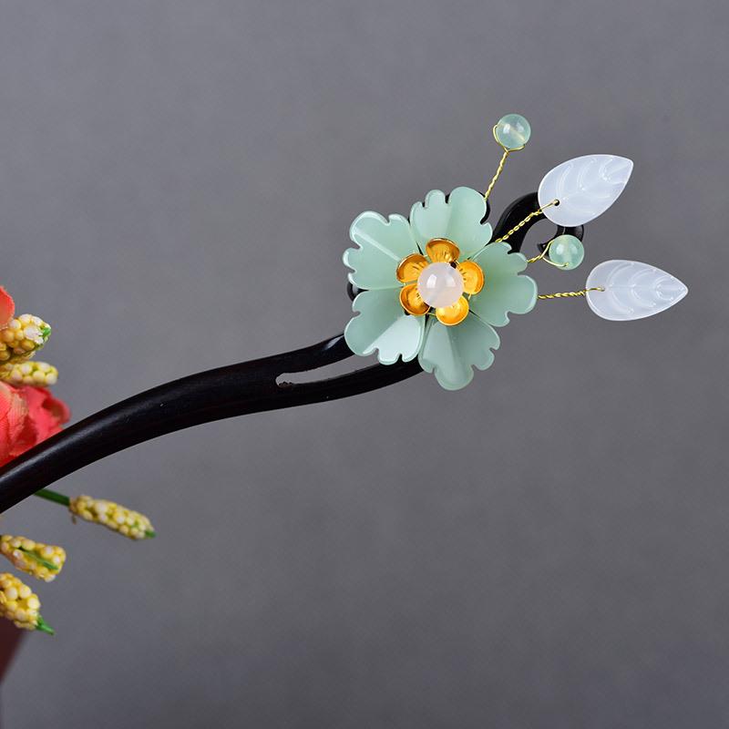 Hair Clips & Barrettes Simple Delicate Black Sandalwood Stick Exquisite Elegant Coloured Glaze Jewelry The Tang Dynasty Hanfu Accessories
Hair Clips & Barrettes Simple Delicate Black Sandalwood Stick Exquisite Elegant Coloured Glaze Jewelry The Tang Dynasty Hanfu Accessories