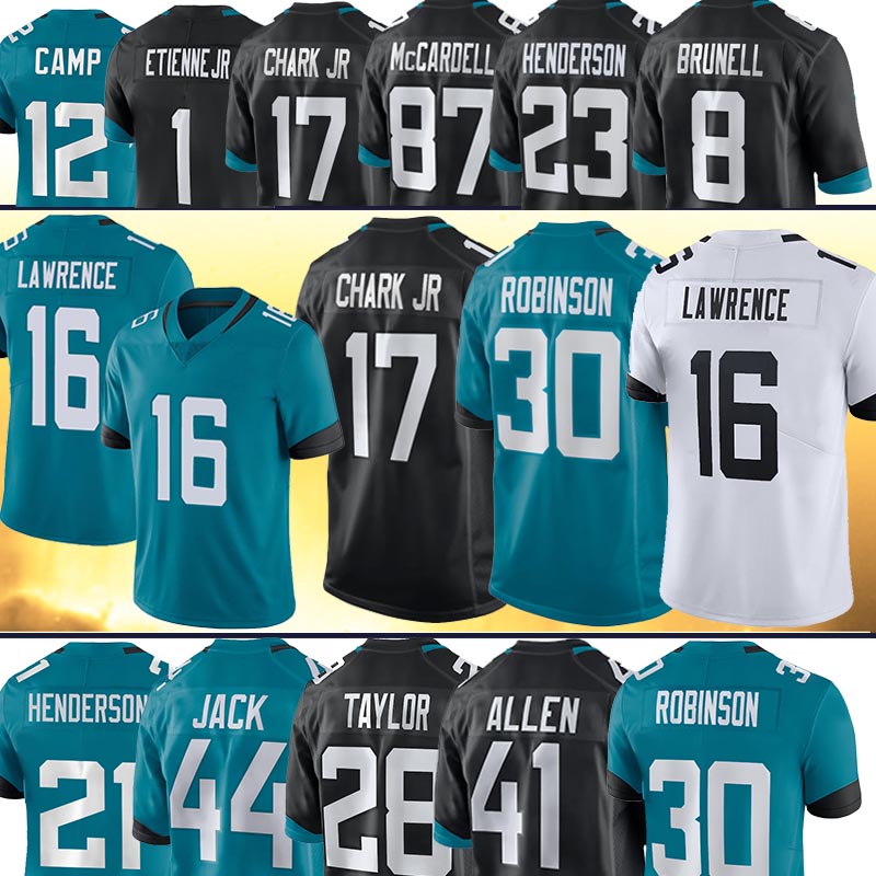 16 Trevor Lawrence Football Jerseys Jake Luton Shenault Jr Myles Jack Josh Allen 17 D.J. Chark JR Marvin Jones Hammond Beathard Jeremy Chinn Brian Burns Cam Newton, Men(m zhou hu)
16 Trevor Lawrence Football Jerseys Jake Luton Shenault Jr Myles Jack Josh Allen 17 D.J. Chark JR Marvin Jones Hammond Beathard Jeremy Chinn Brian Burns Cam Newton, Men(m zhou hu)