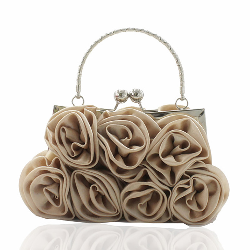 Fashion Women's bag Rose Flower solid color handbag Casual Evening Party Wedding Handbags Luxury Women Clutch Bag, Red
Fashion Women's bag Rose Flower solid color handbag Casual Evening Party Wedding Handbags Luxury Women Clutch Bag, Red