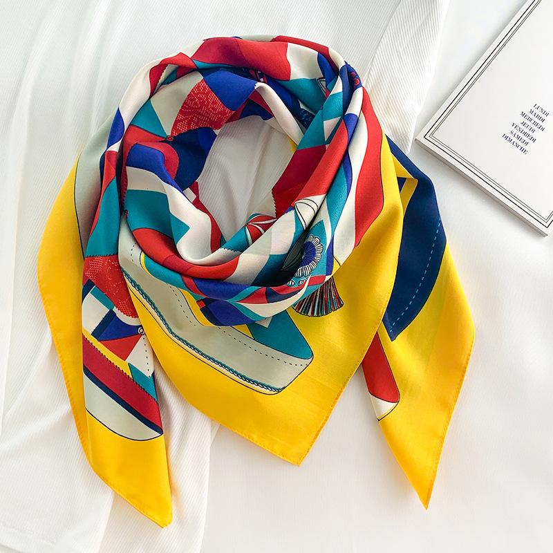 Scarves Fashion Women's Square Scarf In Spring Summer2021,Korean Imitation Silk Scarf,Japanese And Korean Sweet Sunscreen Long Shawl
Scarves Fashion Women's Square Scarf In Spring Summer2021,Korean Imitation Silk Scarf,Japanese And Korean Sweet Sunscreen Long Shawl