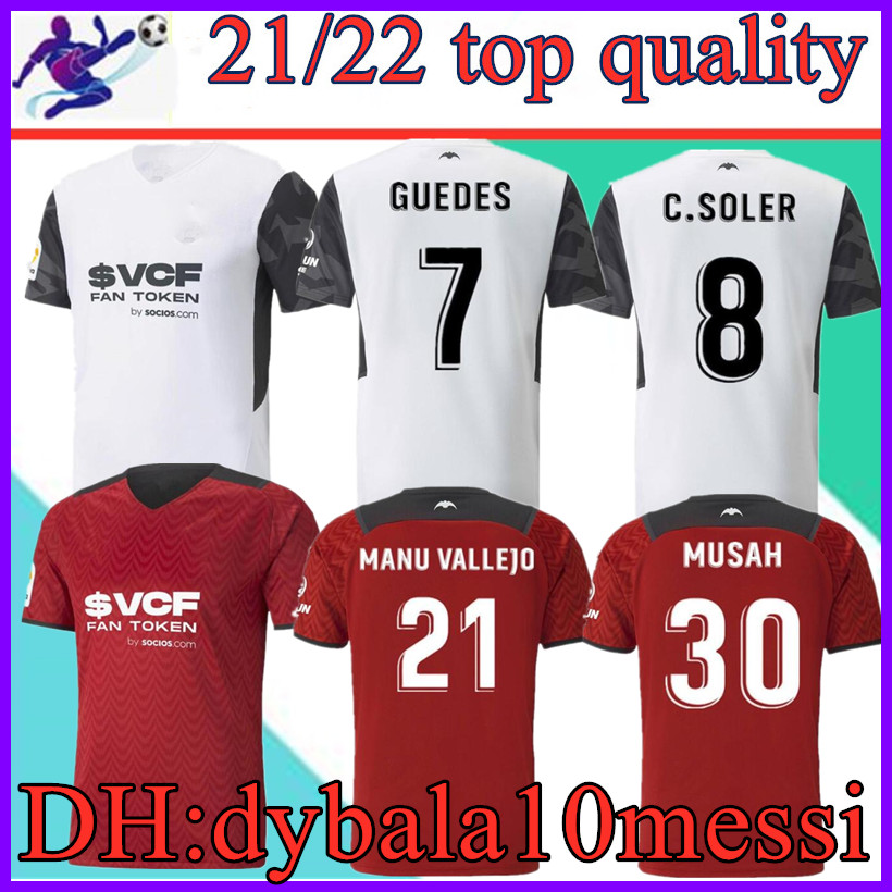 GAYÀ VALENCIA C.SOLER Soccer Jerseys 2021 22 Home Away M.GÓMEZ CAMISETA GUEDES MANU VALLEJO Maillots de foot MUSAH DIAKHABY KANG IN G.PAULIS, Black;yellow
GAYÀ VALENCIA C.SOLER Soccer Jerseys 2021 22 Home Away M.GÓMEZ CAMISETA GUEDES MANU VALLEJO Maillots de foot MUSAH DIAKHABY KANG IN G.PAULIS, Black;yellow