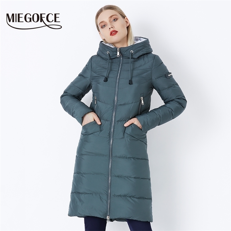 MIEGOFCE Winter Women's Jacket Coat Simple Women Parkas Warm Winter Women's Coat High-Quality Biological-Down Parkas 210819