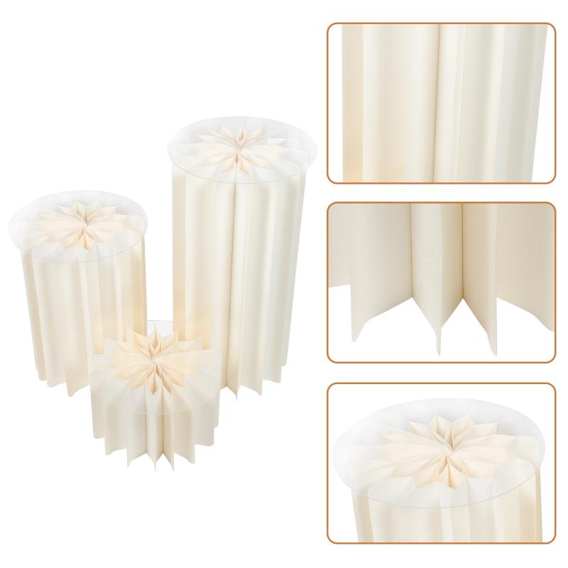 Other Festive & Party Supplies 1 Set Folding Pillar Ornament Paper Dessert Platform Roman Column For Decor (White)
Other Festive & Party Supplies 1 Set Folding Pillar Ornament Paper Dessert Platform Roman Column For Decor (White)