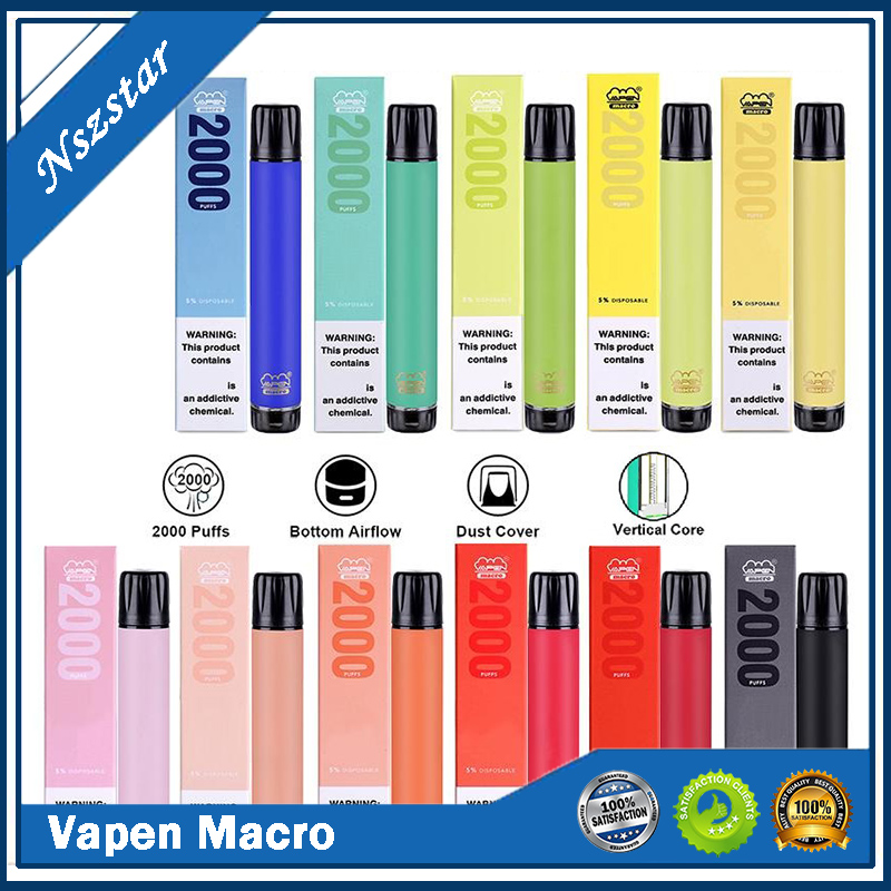 100% vapen macro disposable pod device 2000 puffs vape pen stick with bottom airflow 6ml Vape Cartridges Vaporizer Stick Pen DHL
100% vapen macro disposable pod device 2000 puffs vape pen stick with bottom airflow 6ml Vape Cartridges Vaporizer Stick Pen DHL