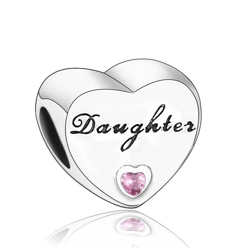 Fit Original Charm Bracelet 925 Silver Grandma Auntie Mother Best Friend Daughter Nanny Heart Bead Making Berloque 2021