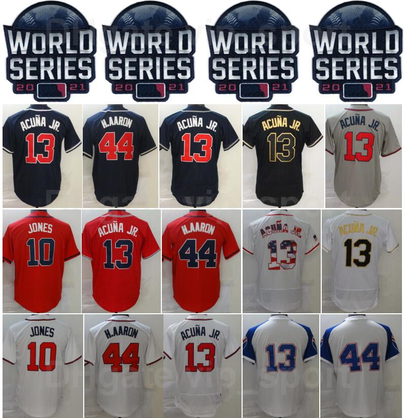 Men 2021 World Series 10 Chipper Jones Baseball Jersey 44 Hank Aaron 13 Ronald Acuna Jr Vinatge Cool Base All Stitching Navy Blue White Grey Red Black Flexbase, 10 white
Men 2021 World Series 10 Chipper Jones Baseball Jersey 44 Hank Aaron 13 Ronald Acuna Jr Vinatge Cool Base All Stitching Navy Blue White Grey Red Black Flexbase, 10 white