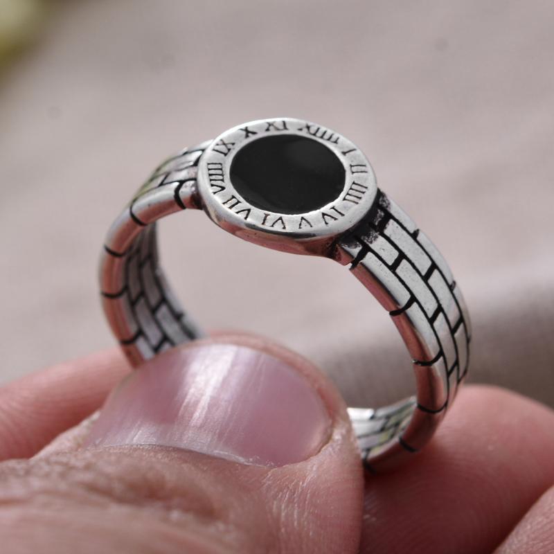 Cluster Rings 2021 Arrival 100% 925 Sterling Silver Fashion Black Resin Roman Alphabet Lady Ring Promotion Jewelry Women Party Gift, Golden;silver
Cluster Rings 2021 Arrival 100% 925 Sterling Silver Fashion Black Resin Roman Alphabet Lady Ring Promotion Jewelry Women Party Gift, Golden;silver