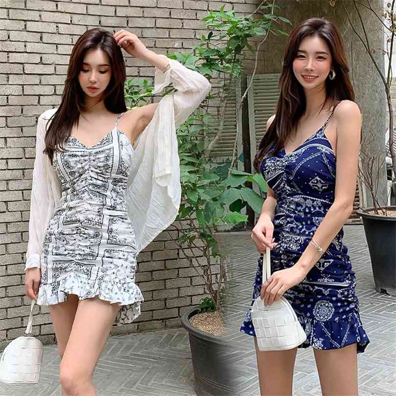 Folds Mini Dress for women Summer elastic Sleeveless Sling polyester Ladies Sexy Party Dresses 210602, Dark blue
Folds Mini Dress for women Summer elastic Sleeveless Sling polyester Ladies Sexy Party Dresses 210602, Dark blue