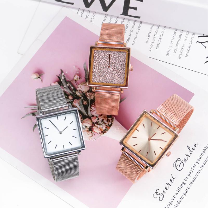 Wristwatches Luxury Bracelet Watch For Women Ladies Rose Gold Square Quartz Minimalist Analog Female Dress Relogio Mujer, Slivery;brown
Wristwatches Luxury Bracelet Watch For Women Ladies Rose Gold Square Quartz Minimalist Analog Female Dress Relogio Mujer, Slivery;brown