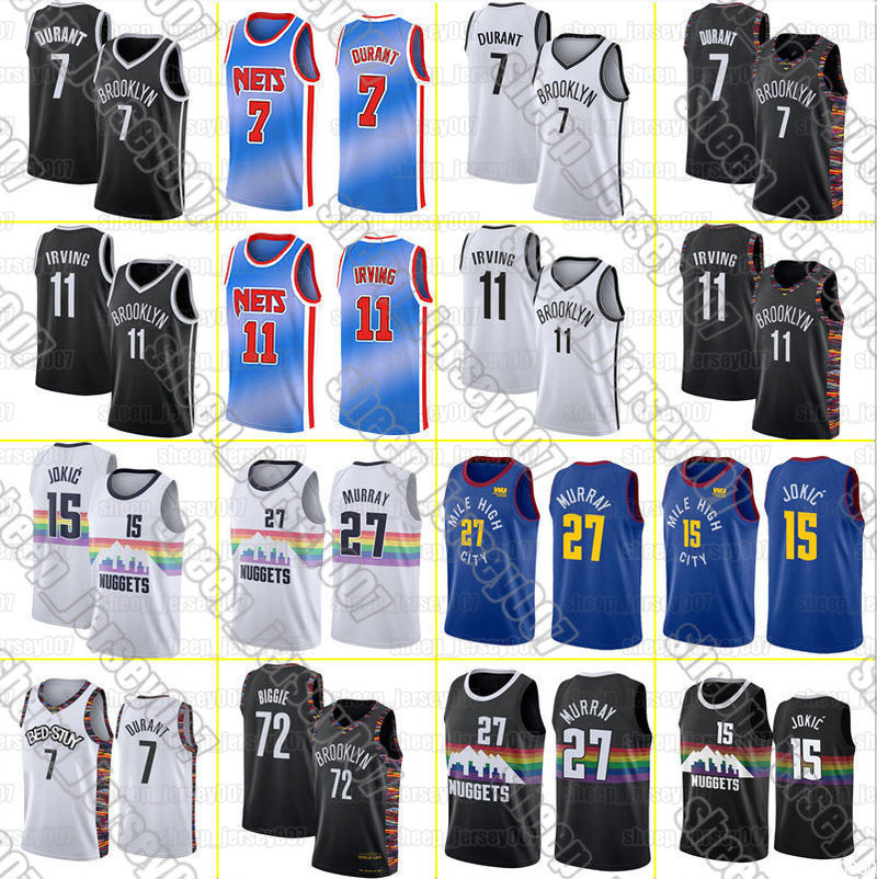 Brooklyn Nets Jersey Kevin Kyrie Durant Irving Jersey 72 Biggie Jersey 15 Jokic Denver Nuggets Jamal 27 Murray Nikola 20/21, Black;red
Brooklyn Nets Jersey Kevin Kyrie Durant Irving Jersey 72 Biggie Jersey 15 Jokic Denver Nuggets Jamal 27 Murray Nikola 20/21, Black;red