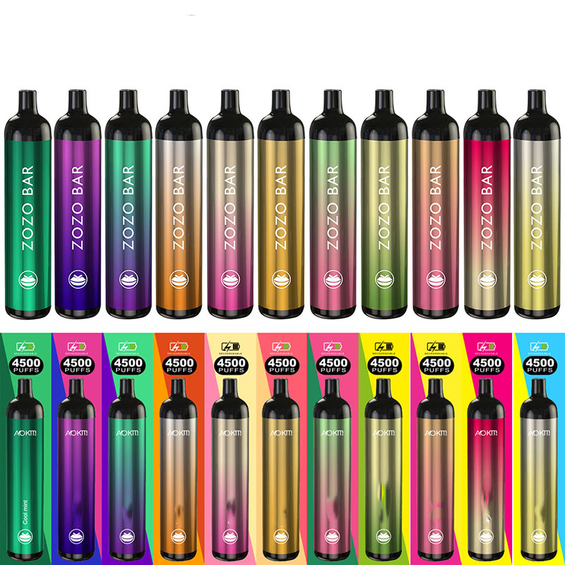Authentic AOKIT ZOZO Bar Disposable E-cigarettes Device Kit 4500 Puffs 2200mAh USB Rechargeable Battery 15.8ml Prefilled Pod Stick Vape Pen vs Max Plus 100% Original
Authentic AOKIT ZOZO Bar Disposable E-cigarettes Device Kit 4500 Puffs 2200mAh USB Rechargeable Battery 15.8ml Prefilled Pod Stick Vape Pen vs Max Plus 100% Original
