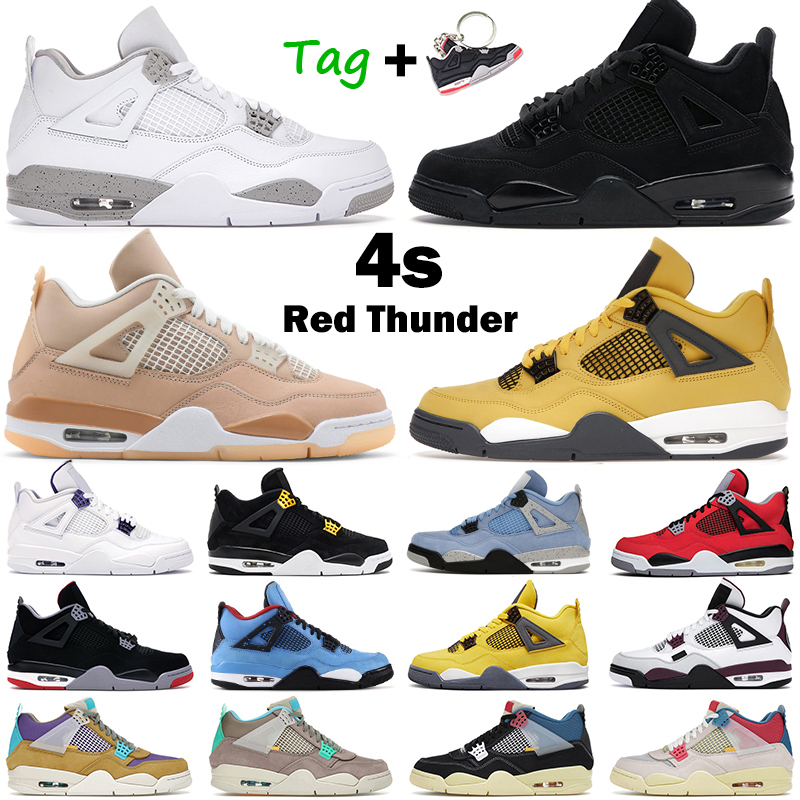 JORDÁN Mens basketball shoes 4s jumpman 4 University Blue Black Cat Shimmer Fire Red White Oreo yellow Loyal men Sports sneakers
JORDÁN Mens basketball shoes 4s jumpman 4 University Blue Black Cat Shimmer Fire Red White Oreo yellow Loyal men Sports sneakers