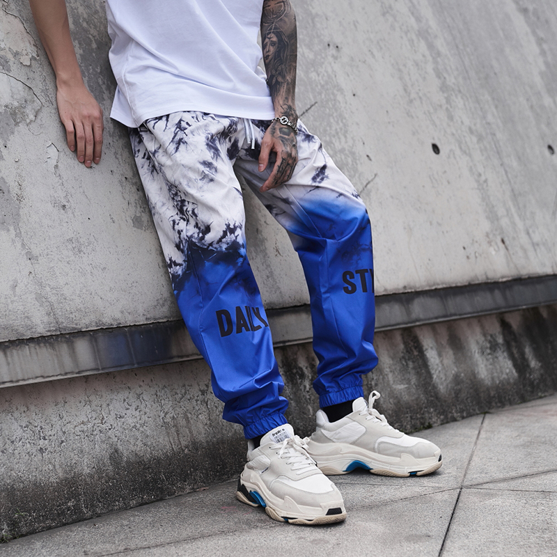 Hip Hop Joggers Pants Gradient Color Streetwear Men Harajuku Sweatpants Spring Summer Track Pant Soft HipHop Harem Trousers 201118
