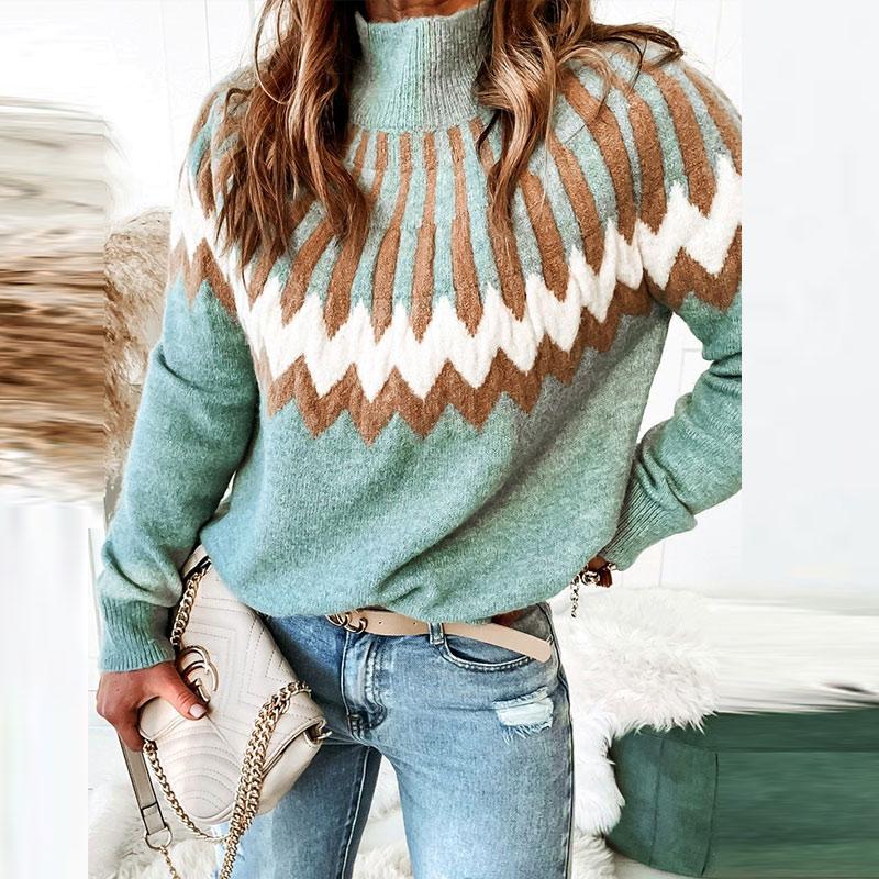 Women's Sweaters Casual Women Stripe Knitted Sweater Half High Collar Long Sleeve Top 2021 Autumn Winter Fashion Chic Pullover Jumper Lounge, White;black
Women's Sweaters Casual Women Stripe Knitted Sweater Half High Collar Long Sleeve Top 2021 Autumn Winter Fashion Chic Pullover Jumper Lounge, White;black