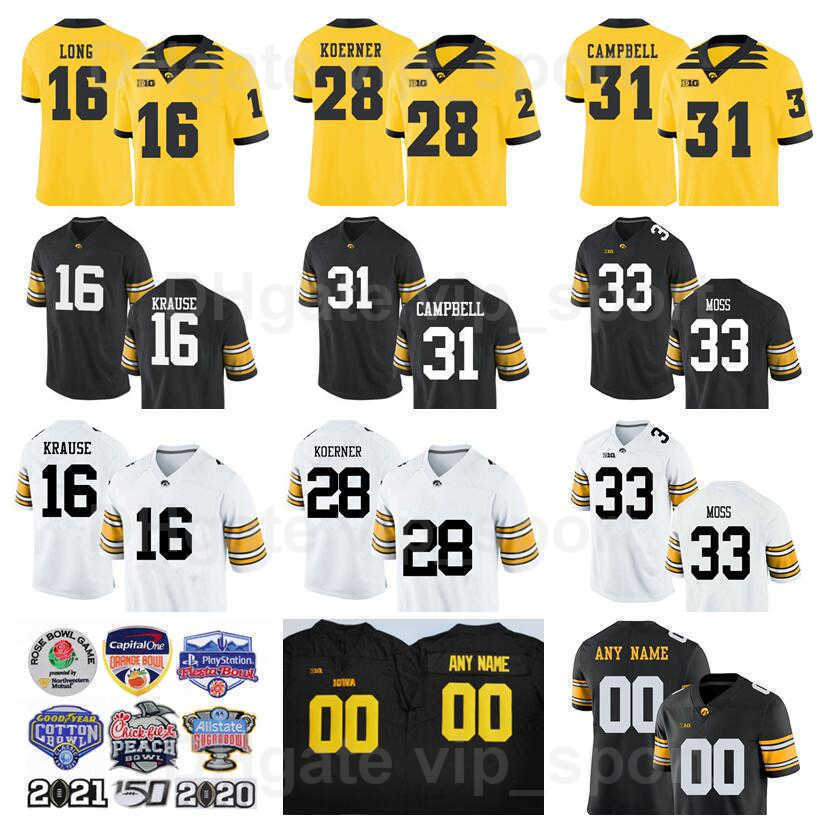 NCAA College Iowa Hawkeyes Football 31 Jack Campbell Jersey Men 28 Koerner Bob Sanders 33 Riley Moss Chuck Long 16 Paul Krause University, White
NCAA College Iowa Hawkeyes Football 31 Jack Campbell Jersey Men 28 Koerner Bob Sanders 33 Riley Moss Chuck Long 16 Paul Krause University, White