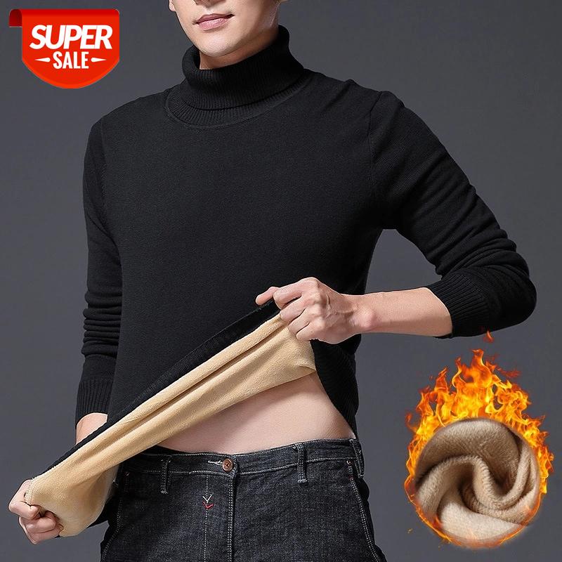 Fleece Knit Sweater Mens Warm Turtleneck Sweater Winter Plus Velvet Thick Warmth Turtleneck Pullover Men Casual Slim Fit #KR1M, White;black
Fleece Knit Sweater Mens Warm Turtleneck Sweater Winter Plus Velvet Thick Warmth Turtleneck Pullover Men Casual Slim Fit #KR1M, White;black