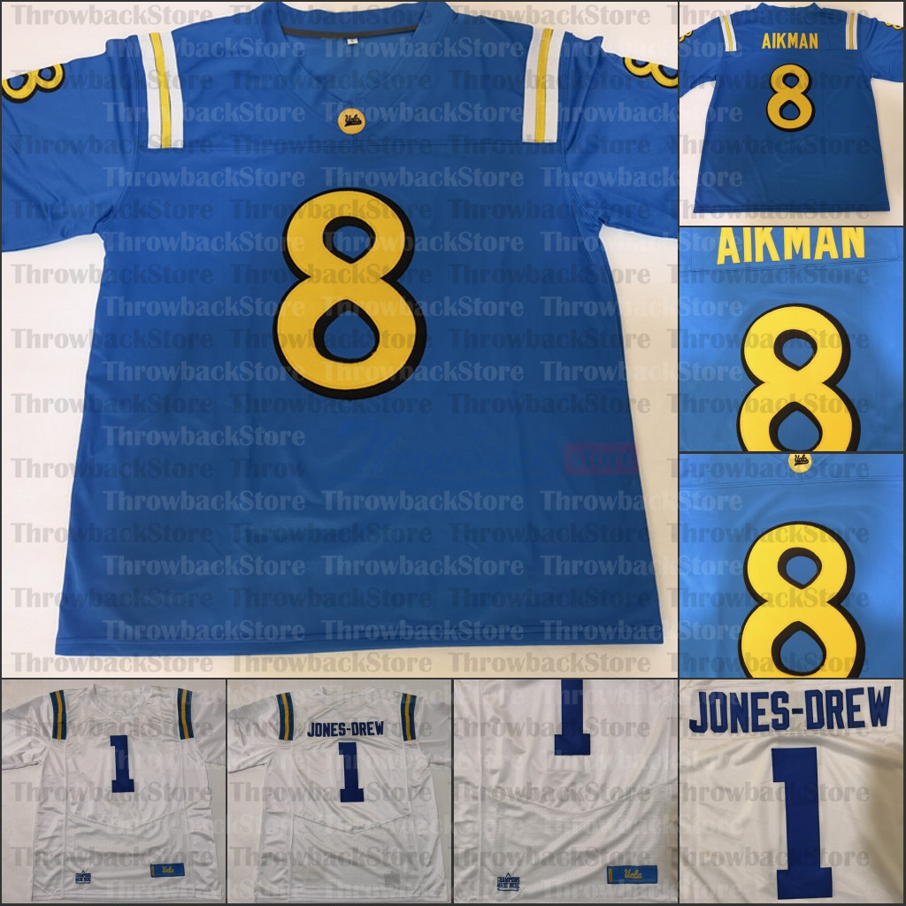 Custom UCLA Bruins College Football Jerseys Troy Aikman Maurice Jones-Drew Dorian Thompson-Robinson Joshua Kelley Demetric, Navy ii
Custom UCLA Bruins College Football Jerseys Troy Aikman Maurice Jones-Drew Dorian Thompson-Robinson Joshua Kelley Demetric, Navy ii