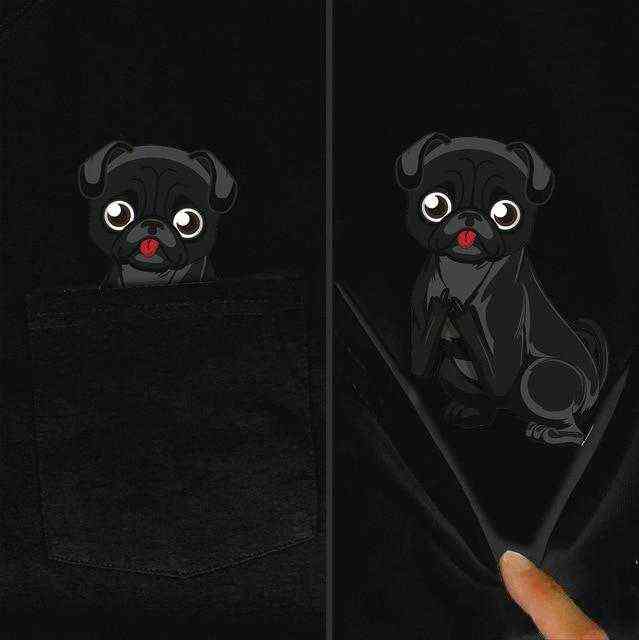 Tessffel NewFashion Movie Animal Dog Cat Pocket T-shirt Funny Harajuku Men/Women Summer Casual Cotton Tee Short sleeve Shirts D5 G1230, White;black
Tessffel NewFashion Movie Animal Dog Cat Pocket T-shirt Funny Harajuku Men/Women Summer Casual Cotton Tee Short sleeve Shirts D5 G1230, White;black
