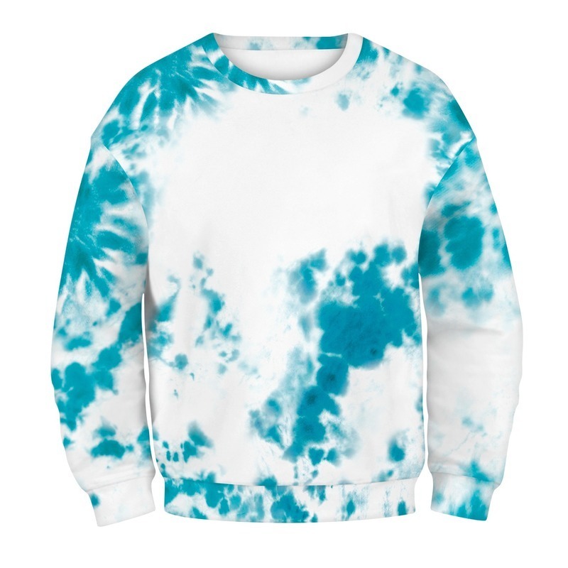 Fashion Casual Tie-dye Looes Sweatshirt Women Hoodies Shirt High Harajuku Sweatshirts Ladies Autumn Plus Size Full 201203