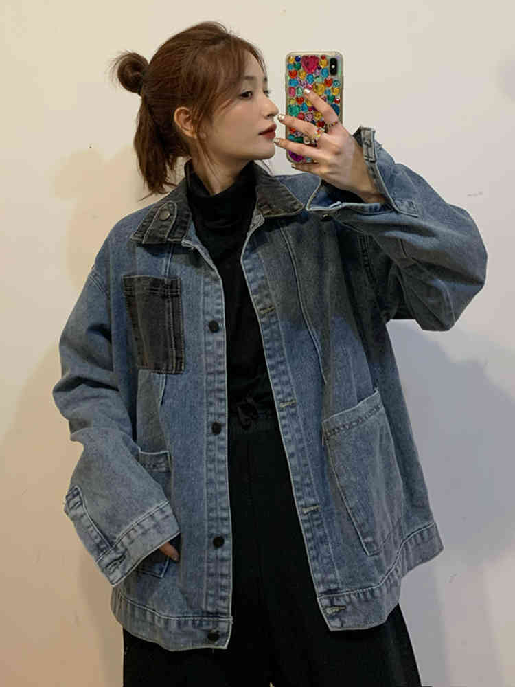 Women's Jackets Hong kong retro jean jacket, school short jacket released Korean female spring 8HGY, 1# shoe box
Women's Jackets Hong kong retro jean jacket, school short jacket released Korean female spring 8HGY, 1# shoe box