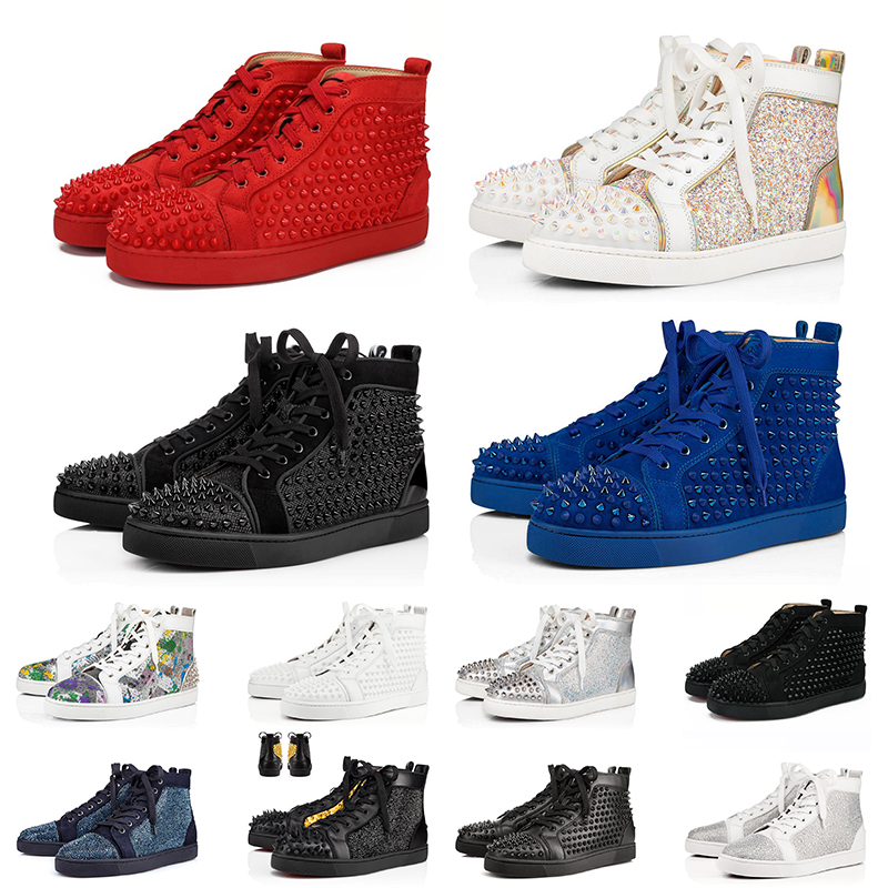 2021 Casual Women Mens Shoes Triple White Rivet Platform Red Bottoms Sneakers Vintage Luxurys Designers Shoe Outdoor Sports Trainers Color B, Black
2021 Casual Women Mens Shoes Triple White Rivet Platform Red Bottoms Sneakers Vintage Luxurys Designers Shoe Outdoor Sports Trainers Color B, Black