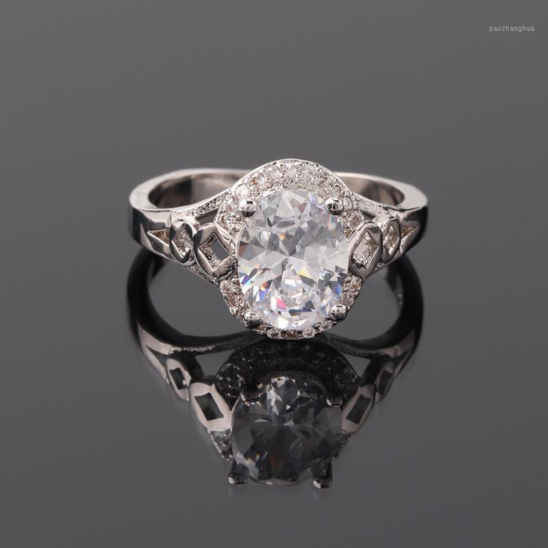 Wedding Rings 2022 Fashion Silver Round Crystal For Women Trendy Women's Party Jewelry Bague Femme, Slivery;golden
Wedding Rings 2022 Fashion Silver Round Crystal For Women Trendy Women's Party Jewelry Bague Femme, Slivery;golden
