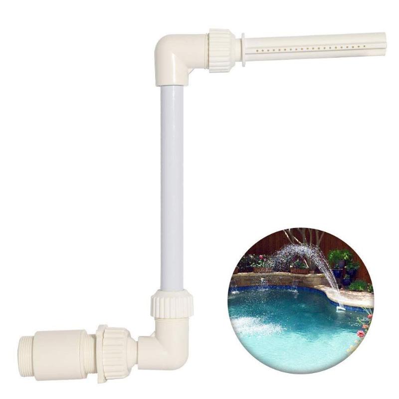 Pool Accessories Fountain Adjustable Durable Swimming Waterfall Pools Decoration Easily Install Water Scenery