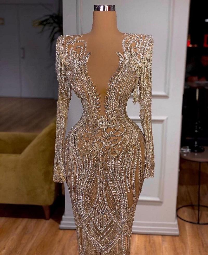 Evening dress women dress Yousef aljasmi Long sleeve Silver Crystals Myriam fares V-Neck Mermaid Long dress kim kardashian Kylie jenner, Same with picture
Evening dress women dress Yousef aljasmi Long sleeve Silver Crystals Myriam fares V-Neck Mermaid Long dress kim kardashian Kylie jenner, Same with picture