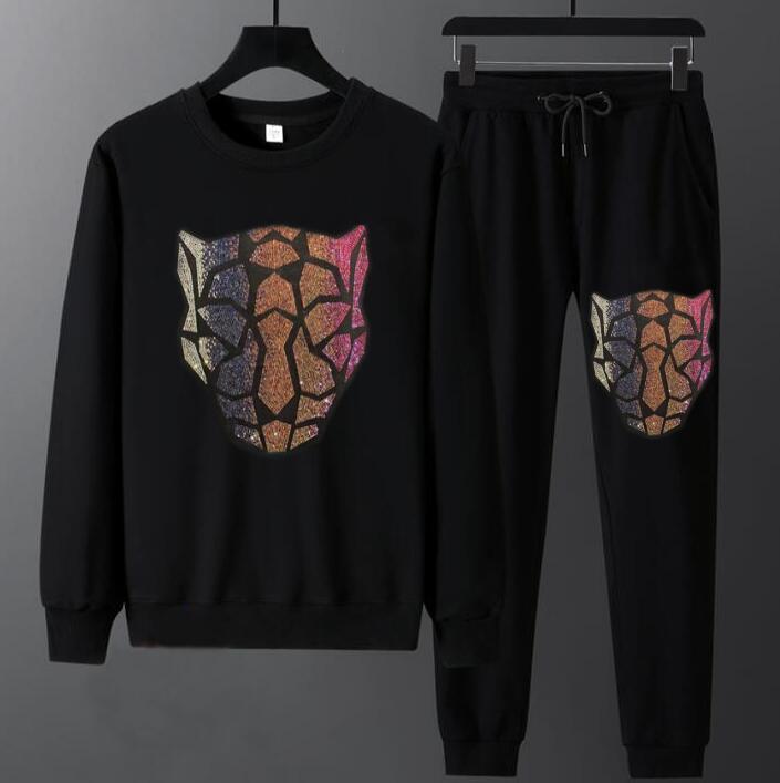 2021 New Winter Tracksuit Sets Hot Drill Men 's Casual Fashion Pullover Diamond Stone Hoodies Sweatpant Sqbj, Color as shown
2021 New Winter Tracksuit Sets Hot Drill Men 's Casual Fashion Pullover Diamond Stone Hoodies Sweatpant Sqbj, Color as shown