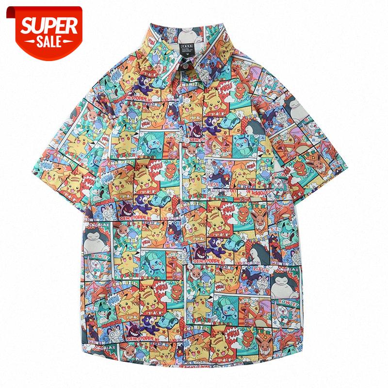 Short shirt Piqiu print short-sleeved for men and women half-sleeved Liu Weiyi lovers #IH4L, White;black
Short shirt Piqiu print short-sleeved for men and women half-sleeved Liu Weiyi lovers #IH4L, White;black