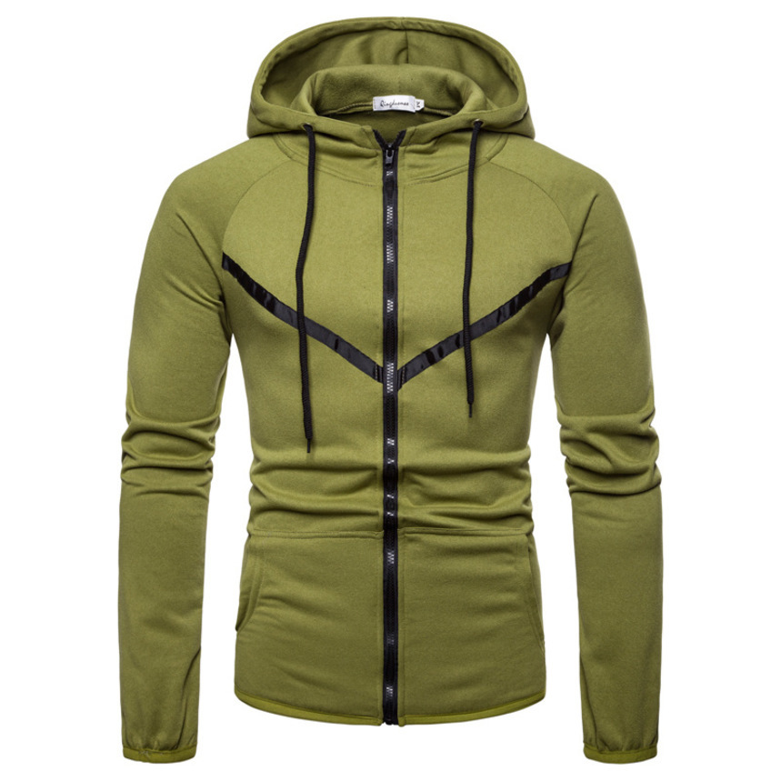 2021 autumn and winter new fashion color matching long sved sweater men's thickened hooded cardigan coat, Black
2021 autumn and winter new fashion color matching long sved sweater men's thickened hooded cardigan coat, Black