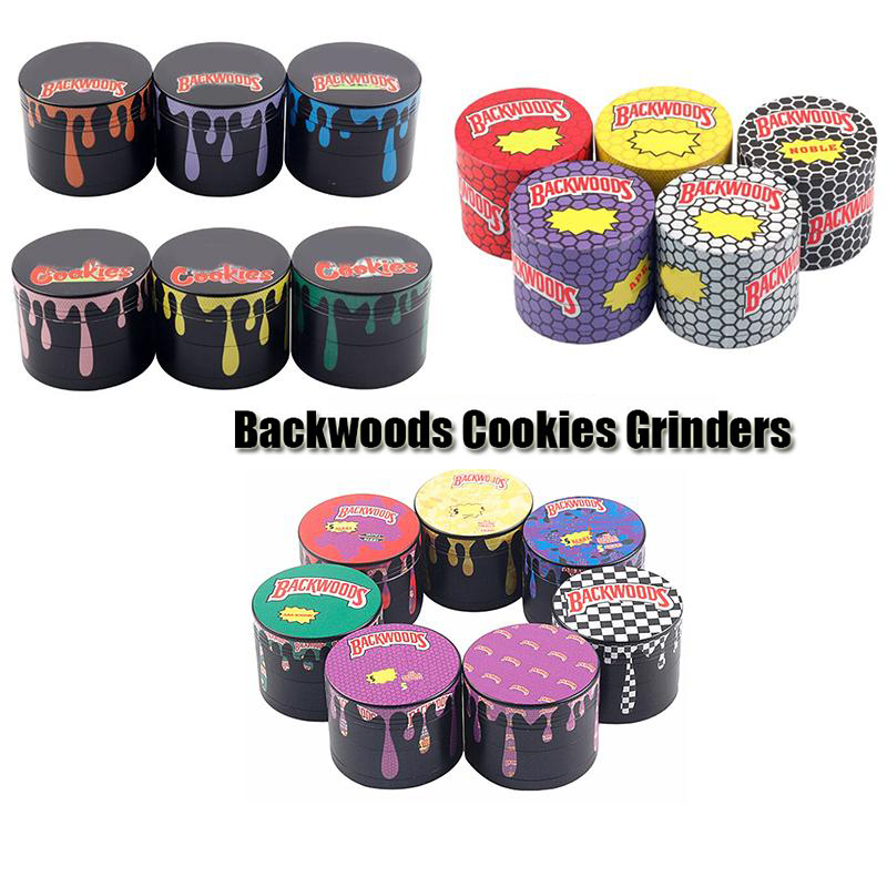 Backwoods Cookies Grinder Herb Metal Zinc Alloy Tobacco Herbal 4 Layers 40/50/55/63mm Diameter Grinders Smoking Accessories
Backwoods Cookies Grinder Herb Metal Zinc Alloy Tobacco Herbal 4 Layers 40/50/55/63mm Diameter Grinders Smoking Accessories