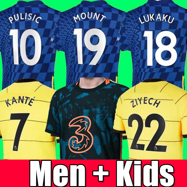 Thailand LUKAKU 21 22 CHELsea Soccer Jerseys MOUNT WERNER HAVERTZ CHILWELL ZIYECH 2021 2022 PULISIC home blue away yellow Football Shirt KANTE Men Kids set Kits tops, Men 3rd
Thailand LUKAKU 21 22 CHELsea Soccer Jerseys MOUNT WERNER HAVERTZ CHILWELL ZIYECH 2021 2022 PULISIC home blue away yellow Football Shirt KANTE Men Kids set Kits tops, Men 3rd